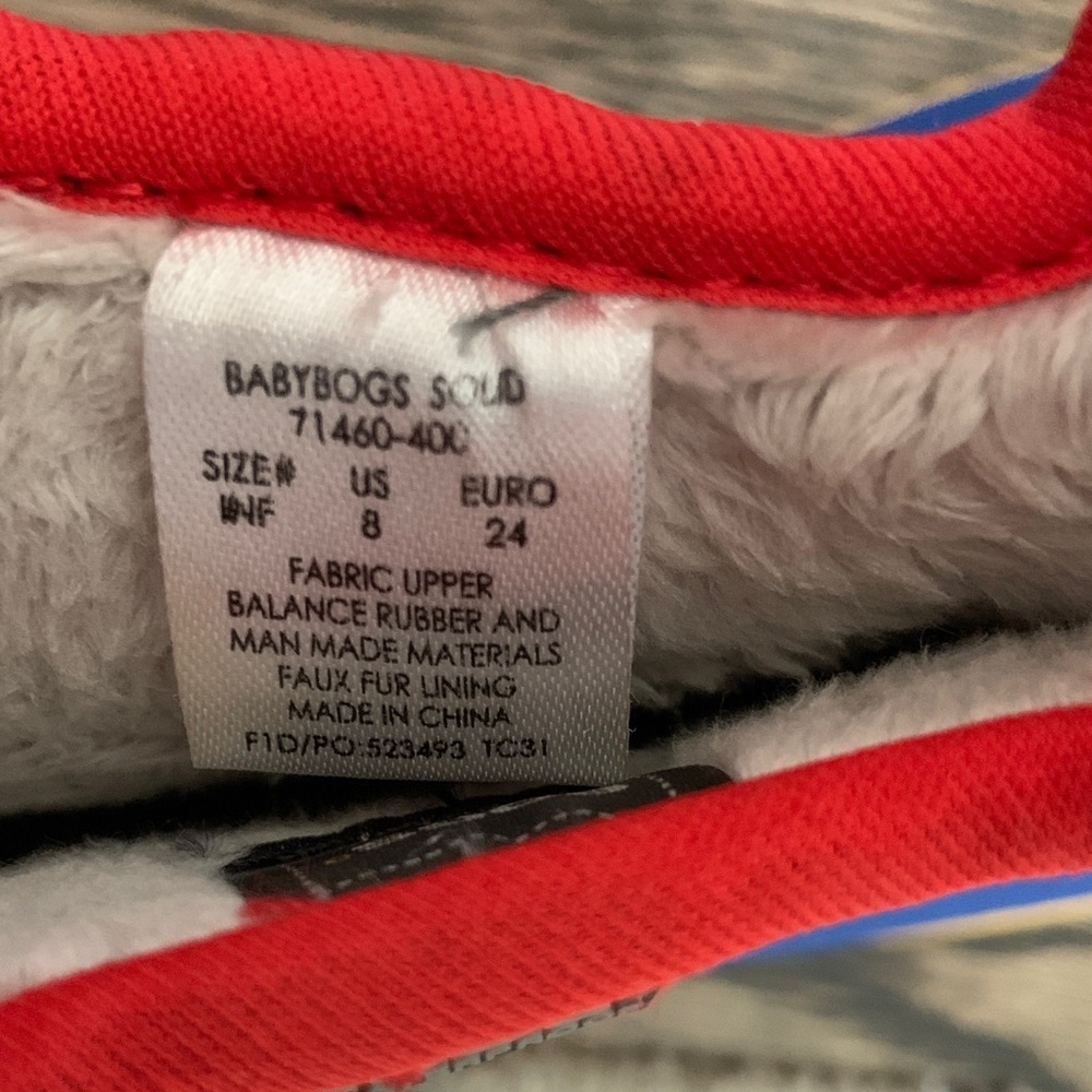 Bogs Kids' Vibrant Blue and Red Pull On Rain Boots - Picture 5 of 6